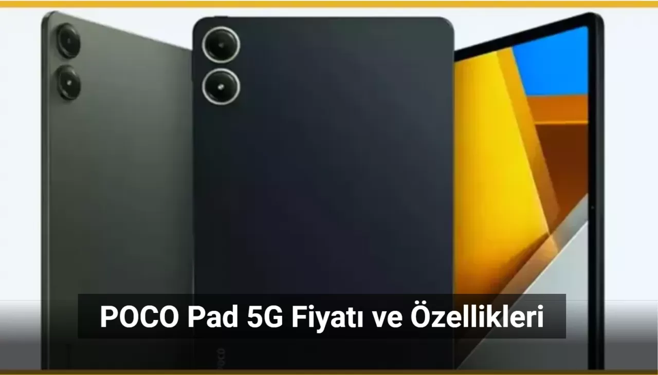 POCO Pad 5G Tanıtıldı: Tanıdık Özellikler, Uygun Fiyat