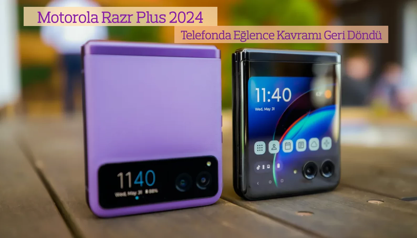 Motorola Razr Plus: Telefonda Eğlence Kavramı Geri Dönüyor